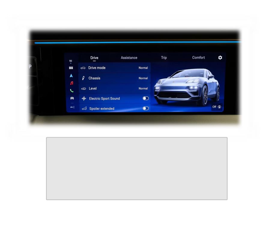 Porsche Macan ab 2024 ohne Beifahrerdisplay