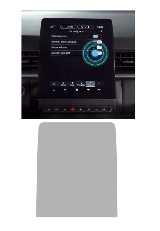 Renault Arkana / Clio / Captur bis 06/24 / Zoe ab 2020 großes Display