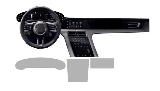 Porsche Taycan alle Displays inkl. Tacho